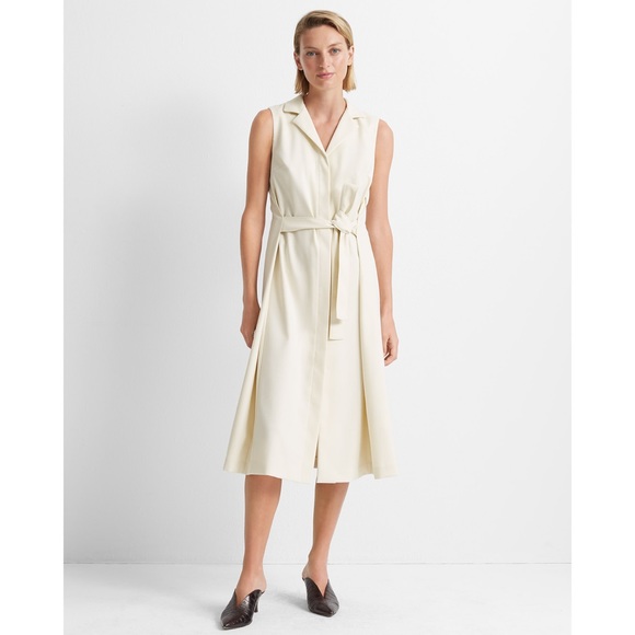Club Monaco Dresses & Skirts - NWT Club Monaco Cream Half Belted Dress